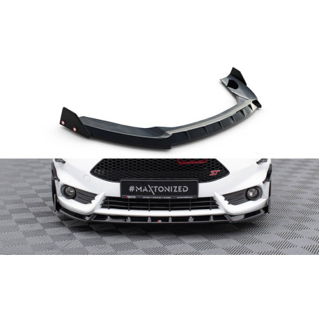 Body kitek és vizuális kiegészítők Első splitter V6 + Fékszárnyak Ford Fiesta ST Mk7 Facelift | race-shop.hu