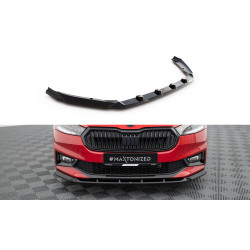 MAXTON DESIGN első splitter Skoda Fabia Mk4-hez, fényes fekete