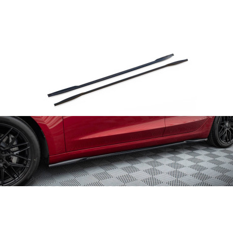 Body kitek és vizuális kiegészítők Oldalsó szoknyák V2 Tesla Model 3 Project Highland(Facelift) | race-shop.hu
