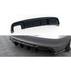 MAXTON DESIGN hátsó diffúzor BMW 1 M-Pack E82-höz (kipufogó 1+0)