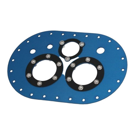 Tank top plates and refueling necks ATL Alumínium Kettős töltőlap - 6"X10" | race-shop.hu