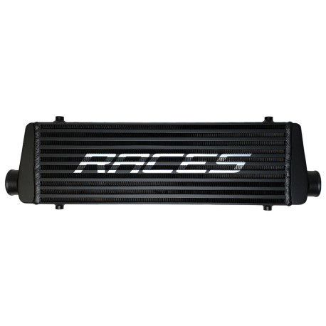 kétoldalas Intercooler FMIC univerzális 550 x 180 x 65mm bemenet / kimenet 57mm, fekete | race-shop.hu