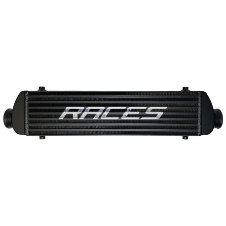 kétoldalas Intercooler FMIC univerzális 550 x 140 x 65mm bemenet / kimenet 63mm, fekete | race-shop.hu