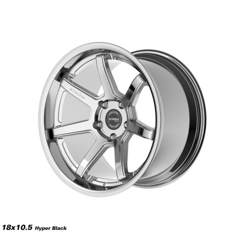 ALU disky STROM STROM DS-15 kerék 18x10.5 5x120 72.6 ET8, Világos hiper fekete | race-shop.hu