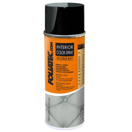 Spreje a fólie Foliatec beltéri színes spray, 400ml, világosszürke matt | race-shop.hu