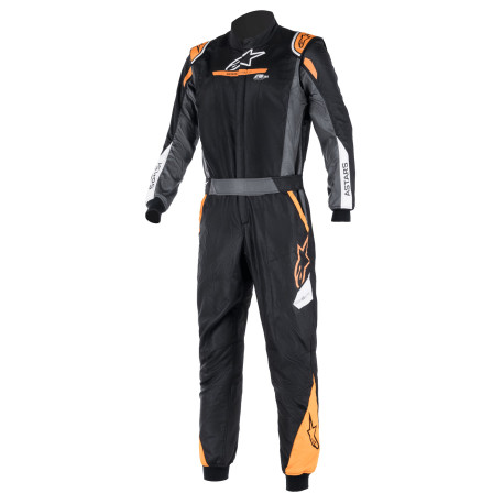 Overálok Alpinestars FIA overál Atom Graphic, Fekete/Anthracit/Narancssárga Fluo | race-shop.hu