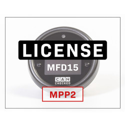 CANchecked license License MPP2 az MFD15 esetében