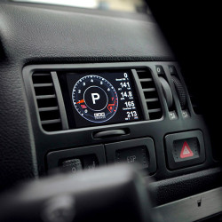 CANchecked légcsatorna kijelző VW Golf MK4 FL balkormányos MFD28 Gen2