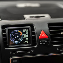 CANchecked légcsatorna kijelző VW Golf MK5 jobb/balkormányos MFD28 Gen2