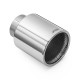 Egy kimenettel RM Motors polírozott rozsdamentes acél kipufogó vég KPZP/DP 76mm, bemenet: 50mm | race-shop.hu