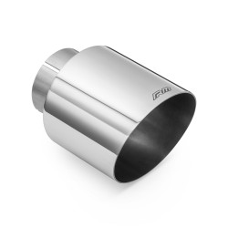 RM Motors polírozott rozsdamentes acél kipufogó vég KSCP 76mm, bemenet: 50mm