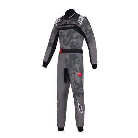 Overálok Alpinestars FIA overál KMX-9 V3 Graphic 5, Sötétszürke/fekete | race-shop.hu