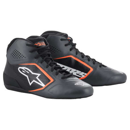 Cipők Versenycipő Alpinestars Tech-1 K Start V2, Aszfalt/fekete/narancssárga fluo | race-shop.hu