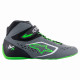 Cipők Versenycipő Alpinestars Tech-1 KX V2, Fekete/sötétszürke/zöld fluo | race-shop.hu