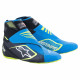 Gokart cipő Alpinestars Tech-1 KZ V2, fekete/narancssárga/kék/fluo sárga