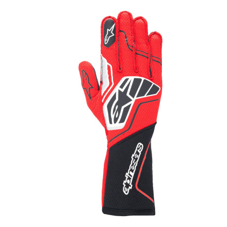 Kesztyűk FIA versenykesztyű Alpinestars Tech-1 ZX V4 (külső varrás), fekete/piros | race-shop.hu