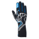 Kesztyűk FIA versenykesztyű Alpinestars Tech-1 Race V4 (külső varrás), fekete/kék | race-shop.hu