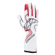 FIA versenykesztyű Alpinestars Tech-1 Race V4 (külső varrás), fehér/piros