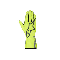 Gokart kesztyű Alpinestars Tech-1 K Race V2 Pure (belső varrás), fluo sárga/szürke
