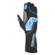 FIA gokart kesztyű Alpinestars Tech-1 KX V4 (külső varrás), fekete/kék