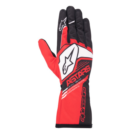 Kesztyűk Gokart kesztyű Alpinestars Tech-1 K Race V2 Corporate (belső varrás), piros/fekete | race-shop.hu