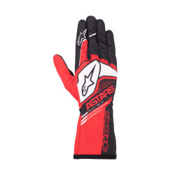 Gyerek gokart kesztyű Alpinestars Tech-1 K Race S V2 Corporate (belső varrás), piros/fekete