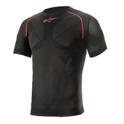 Alpinestars Ride Tech V2 Top Rövid ujjú Summer, Fekete/piros