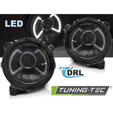 Világítás LED fényszórók DRL JEEP WRANGLER JL 18-23-hoz | race-shop.hu