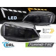 Világítás Teljes LED fényszórók, világos fekete, DRL SEQ VW GOLF 7 17-19-hez | race-shop.hu