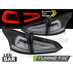 LED hátsó lámpák fekete SEQ FORD FOCUS MK 3 SW 11-18-hoz
