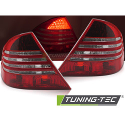 LED hátsó lámpák piros fény smoke MERCEDES W220 S-OSZTÁLY 09.98-05.05-hoz