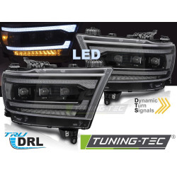 LED fényszórók DODGE RAM 19-22-höz