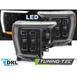 LED fényszórók fekete DRL FORD F150 MK14 20-23-hoz