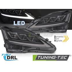 Full LED fényszórók LEXUS IS 06-13 LED fekete