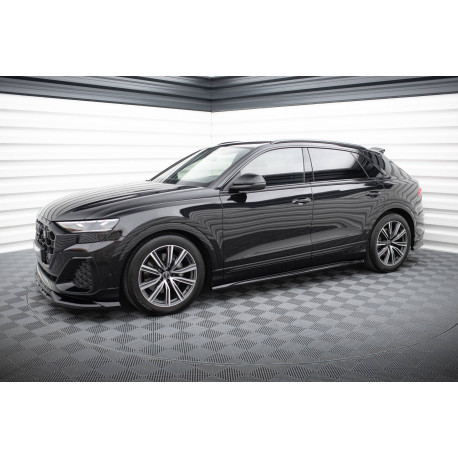 Body kitek és vizuális kiegészítők MAXTON DESIGN splitter szett Audi SQ8 / Q8 S-Line Mk1 Facelift-hez | race-shop.hu