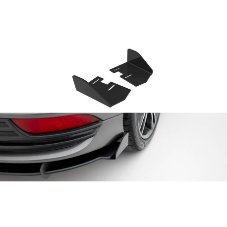 Body kitek és vizuális kiegészítők MAXTON DESIGN hátsó oldalsó flapsok Ford Focus ST Mk3 Facelift-hez, fényes fekete | race-shop.hu