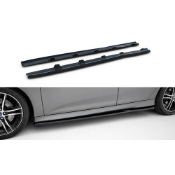 MAXTON DESIGN küszöb toldatok Ford Focus ST Mk3-hoz, fényes fekete, V3