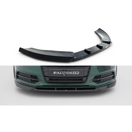 Body kitek és vizuális kiegészítők Első splitter V.3 Audi A6 S-line / S6 C7 | race-shop.hu