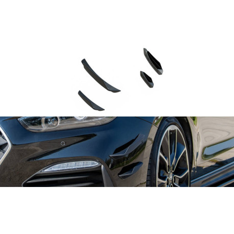 Body kitek és vizuális kiegészítők MAXTON DESIGN első lökhárító canardok Hyundai I30 N Mk3-hoz | race-shop.hu