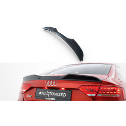 MAXTON DESIGN spoiler toldat 3D Audi A5 Sportback S-Line 8T Facelift-hez, fényes fekete