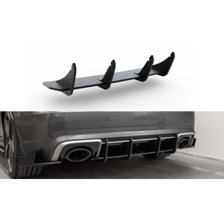 Body kitek és vizuális kiegészítők Street Pro Rear Diffuser V.1 Audi RS3 8V Sportback | race-shop.hu