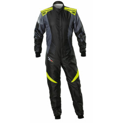 FIA verseny gyermek overál OMP KS-2X ART, fekete/fluo sárga
