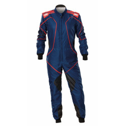 CIK-FIA gokart overál OMP KS-3X ART STYLE2, kék/piros