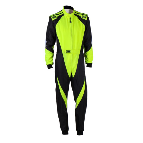 Overálok CIK-FIA gokart overál OMP KS-3X, fekete/fluo/sárga | race-shop.hu