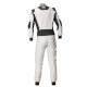 Overálok FIA verseny overál OMP TECNICA SuperLight, fehér/antracit | race-shop.hu
