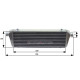 kétoldalas Intercooler FMIC univerzális 550 x 180 x 65mm bemenet / kimenet 63mm | race-shop.hu