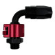 90° Szerelvények PTFE Snap-on fitting AN8 90° - Black | race-shop.hu
