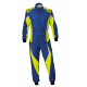 FIA overál OMP Tecnica kesztyű EVO kék/sárga