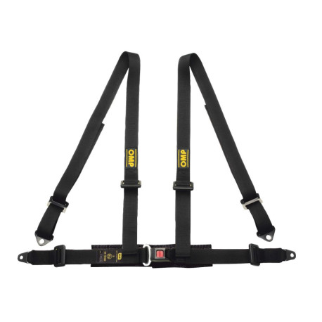 Biztonsági övek 4 pontos biztonsági övek OMP ROAD 4 Harness 16-08, fekete | race-shop.hu