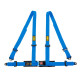 4 pontos biztonsági övek OMP ROAD 4 Harness 16-08, kék